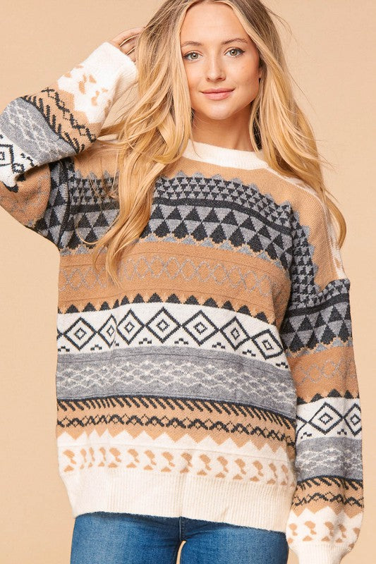 Cozy Knit Pullover Sweater for Women